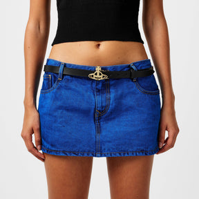 Slim Line Orb Buckle Belt