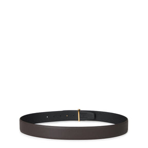 Men's Plain Leather T Reversible Belt