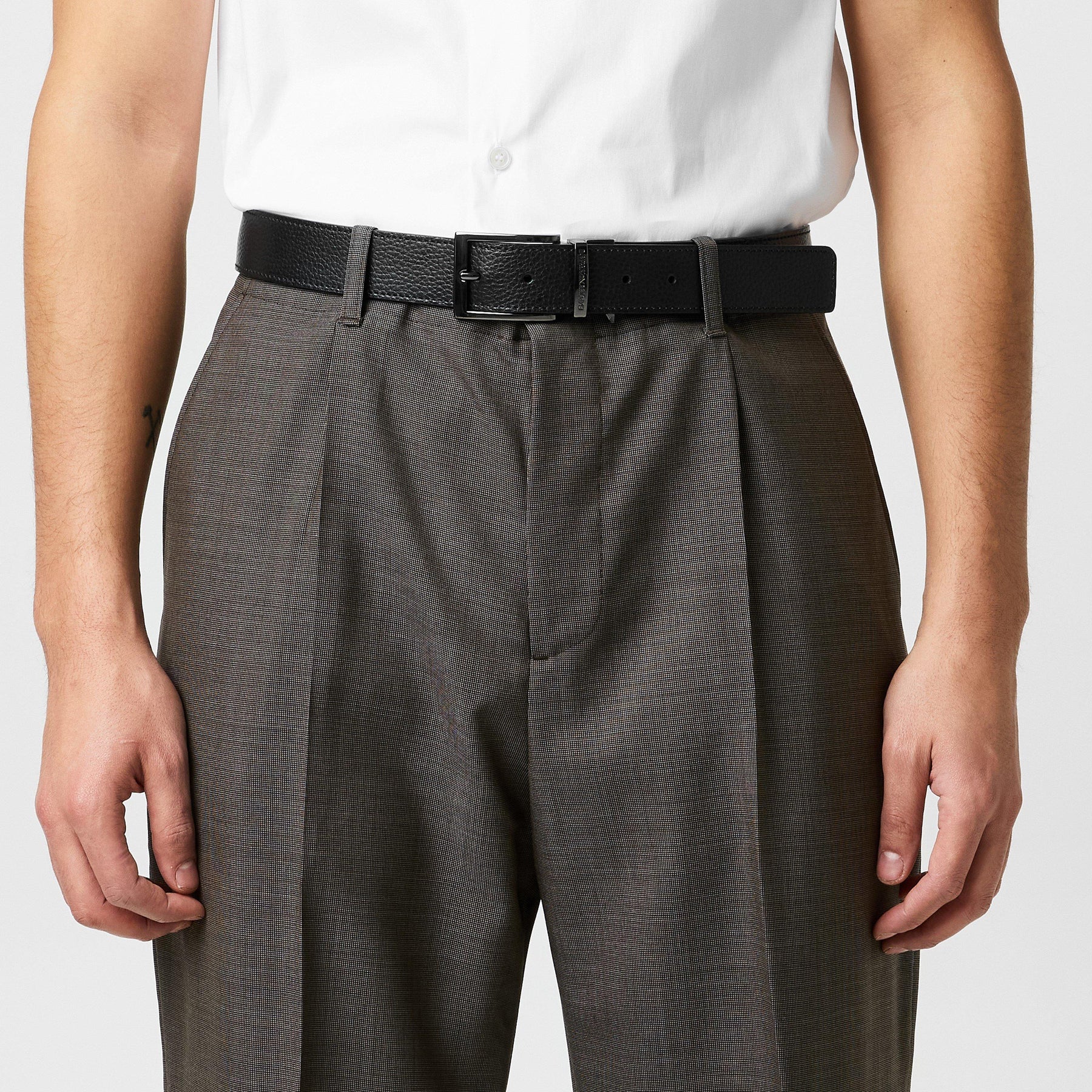 Men's Reversible Leather Belt