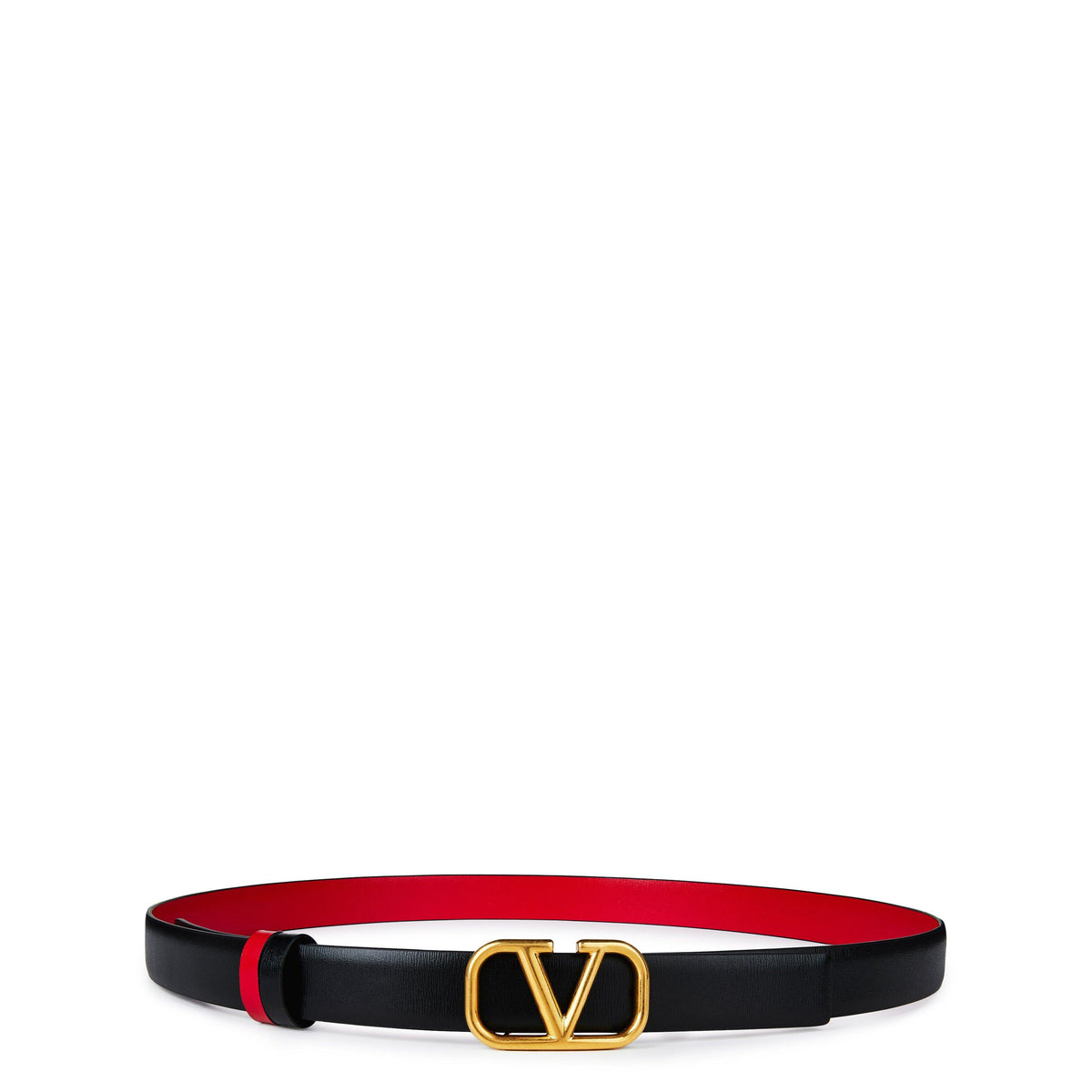 V Logo 2cm Reversible Belt