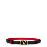 V Logo 2cm Reversible Belt
