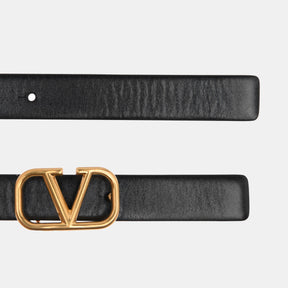 V Logo 2cm Reversible Belt