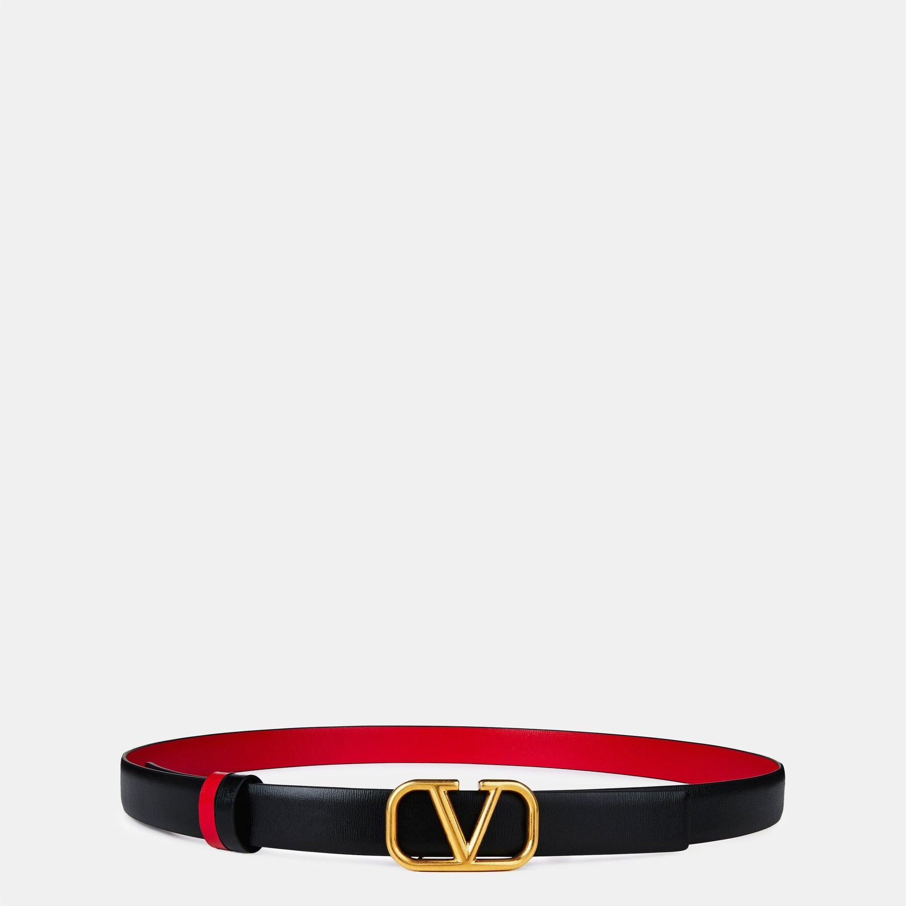 V Logo 2cm Reversible Belt