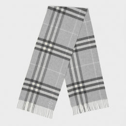 Check Cashmere Scarf