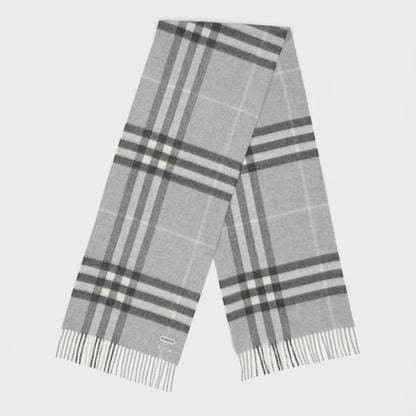Check Cashmere Scarf
