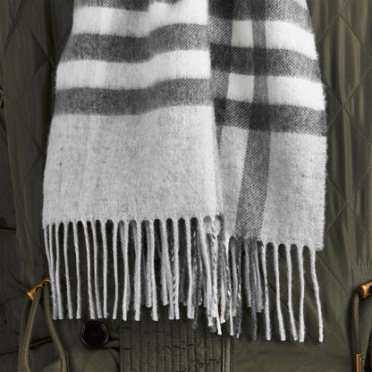 Check Cashmere Scarf