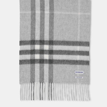 Check Cashmere Scarf