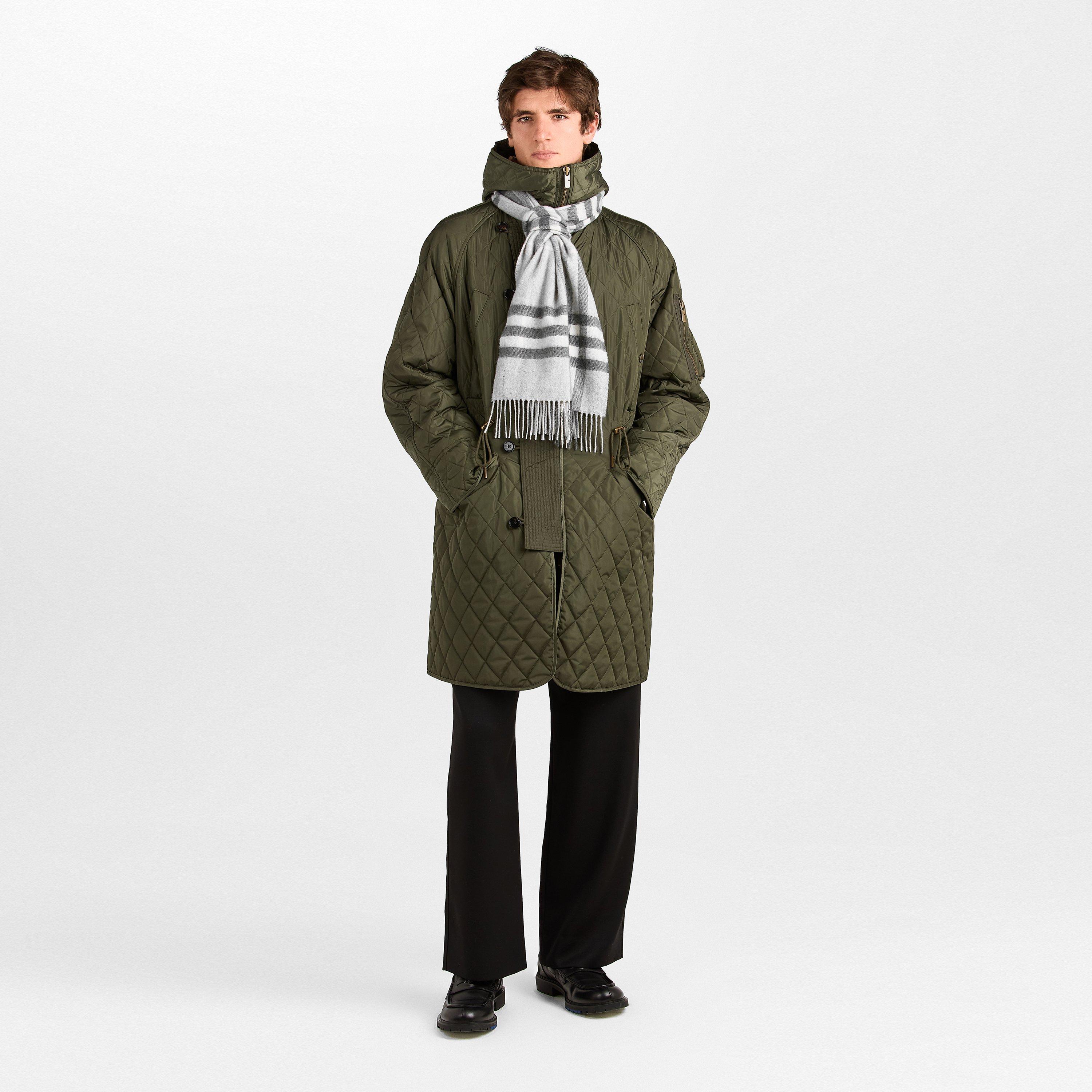 Check Cashmere Scarf