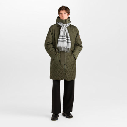 Check Cashmere Scarf