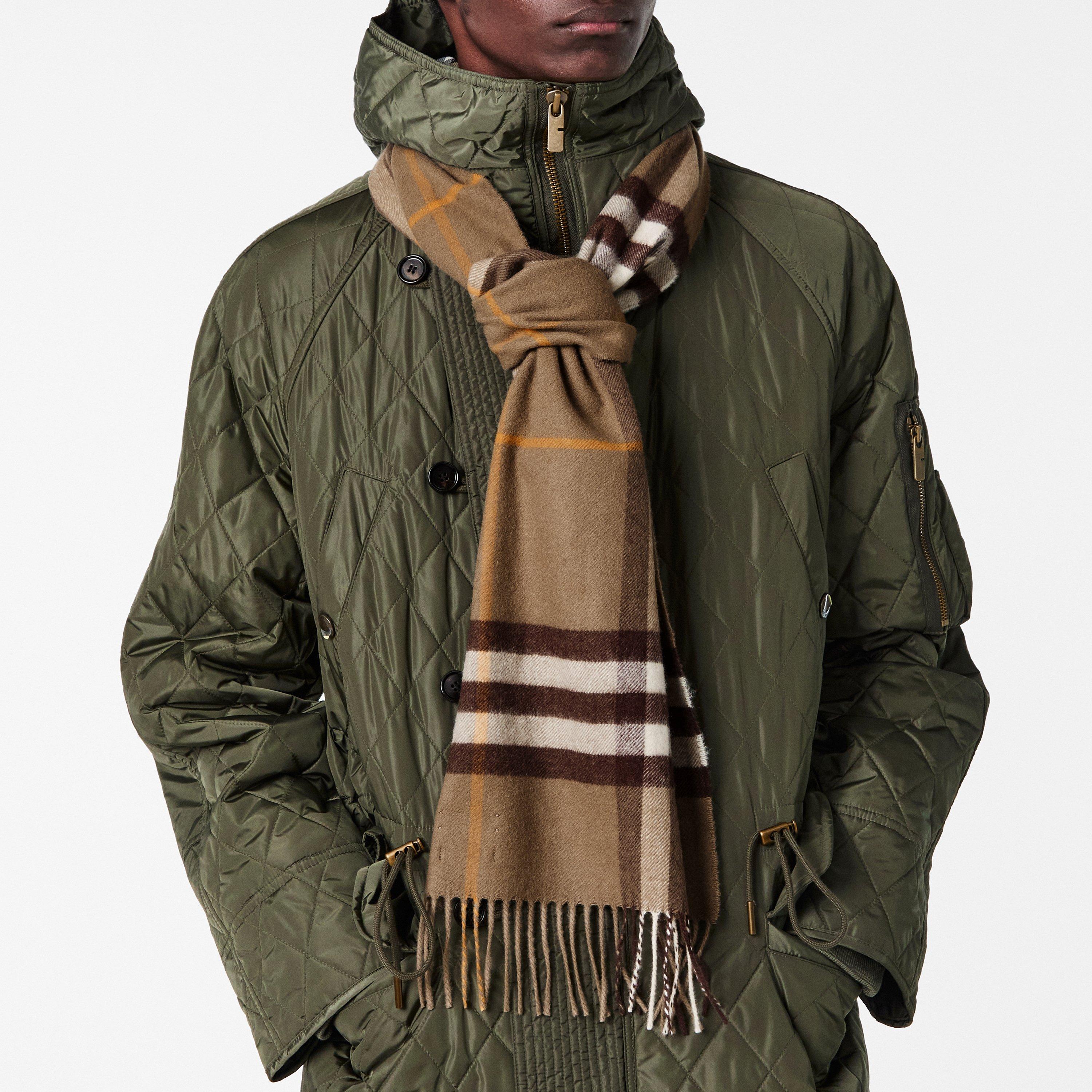 Check Cashmere Scarf
