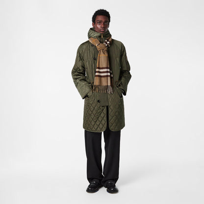 Check Cashmere Scarf