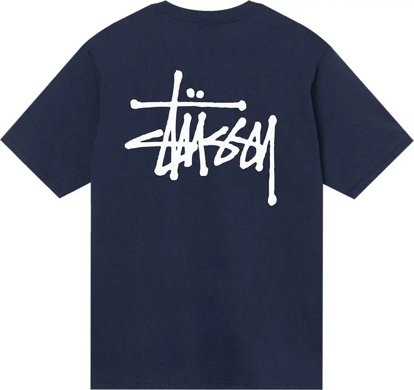 Basic Stussy Tee 'Navy'
