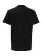 Dsquared2 Black Crewneck T-Shirt with Logo Print on the Front in Cotton Man