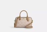 Coach Rowan Satchel Bag In Blocked Signature Canvas - Bags | Shop From The Mirage