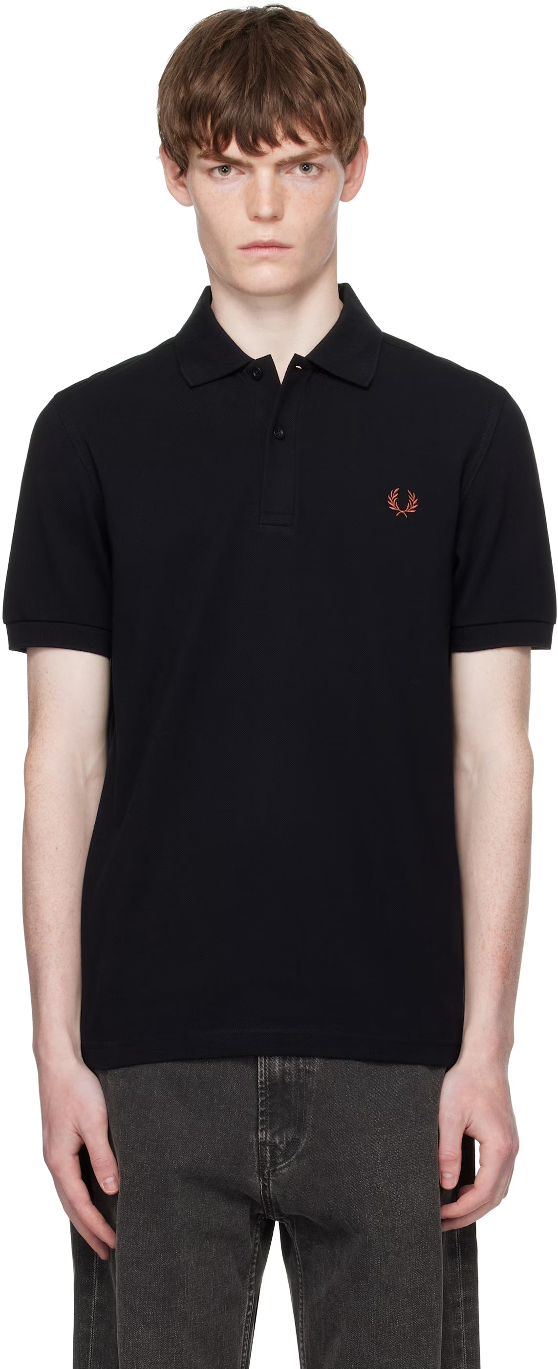 Black 'The Fred Perry Shirt' Polo