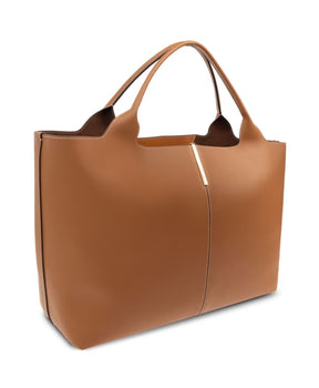 Brown Leather Tote Bag