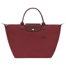 Longchamp Le Pliage Green M Handbag Pomegranate