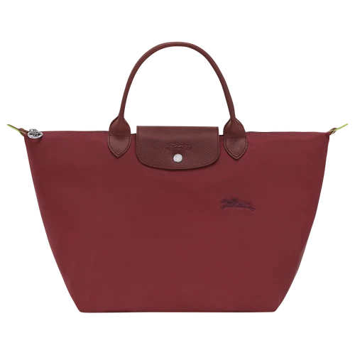 Longchamp Le Pliage Green M Handbag Pomegranate