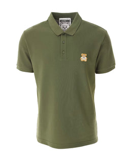 Moschino Green Teddy Polo Shirt