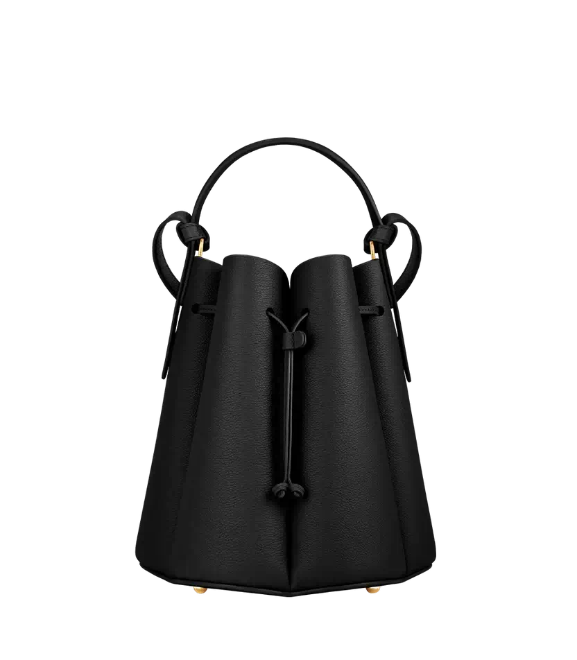 Polene Numéro Huit Edition Textured Black - Size: One Size Bags | Shop From The Mirage