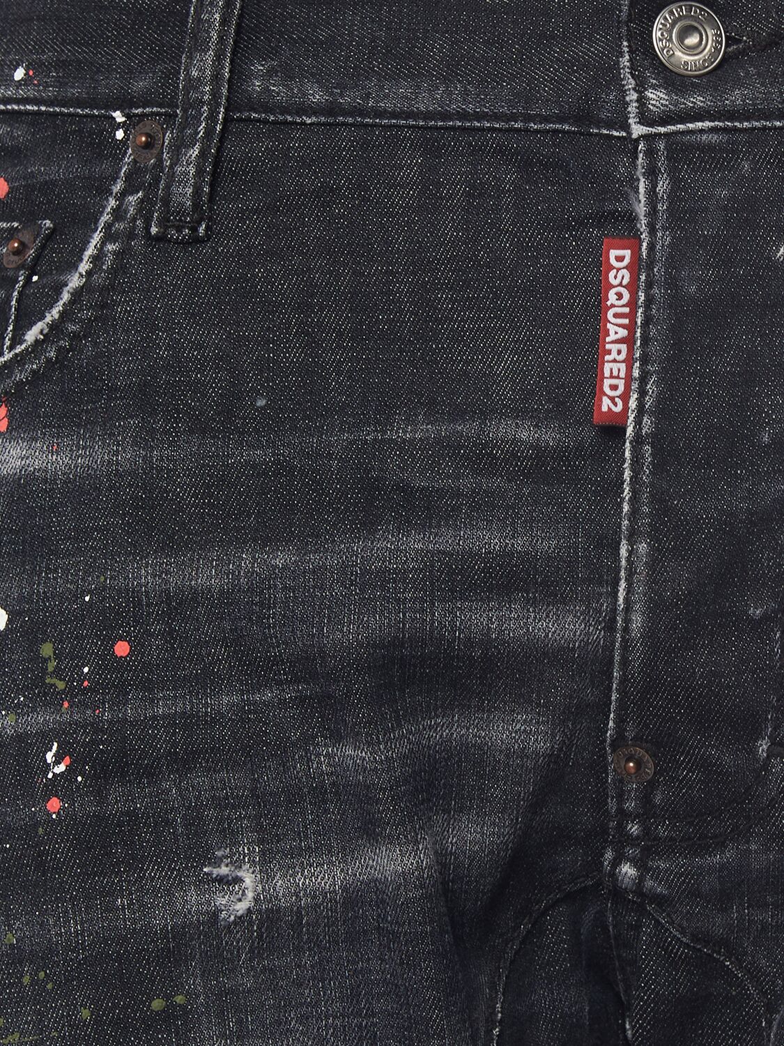 Dsquared2 Dsquared2 Tidy Biker fit cotton denim jeans - Size: 32 Jeans | Shop From The Mirage