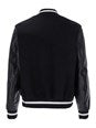 Givenchy Black Jacket with 4G Motif on Front in Wool and Tech Fabric Blend Man