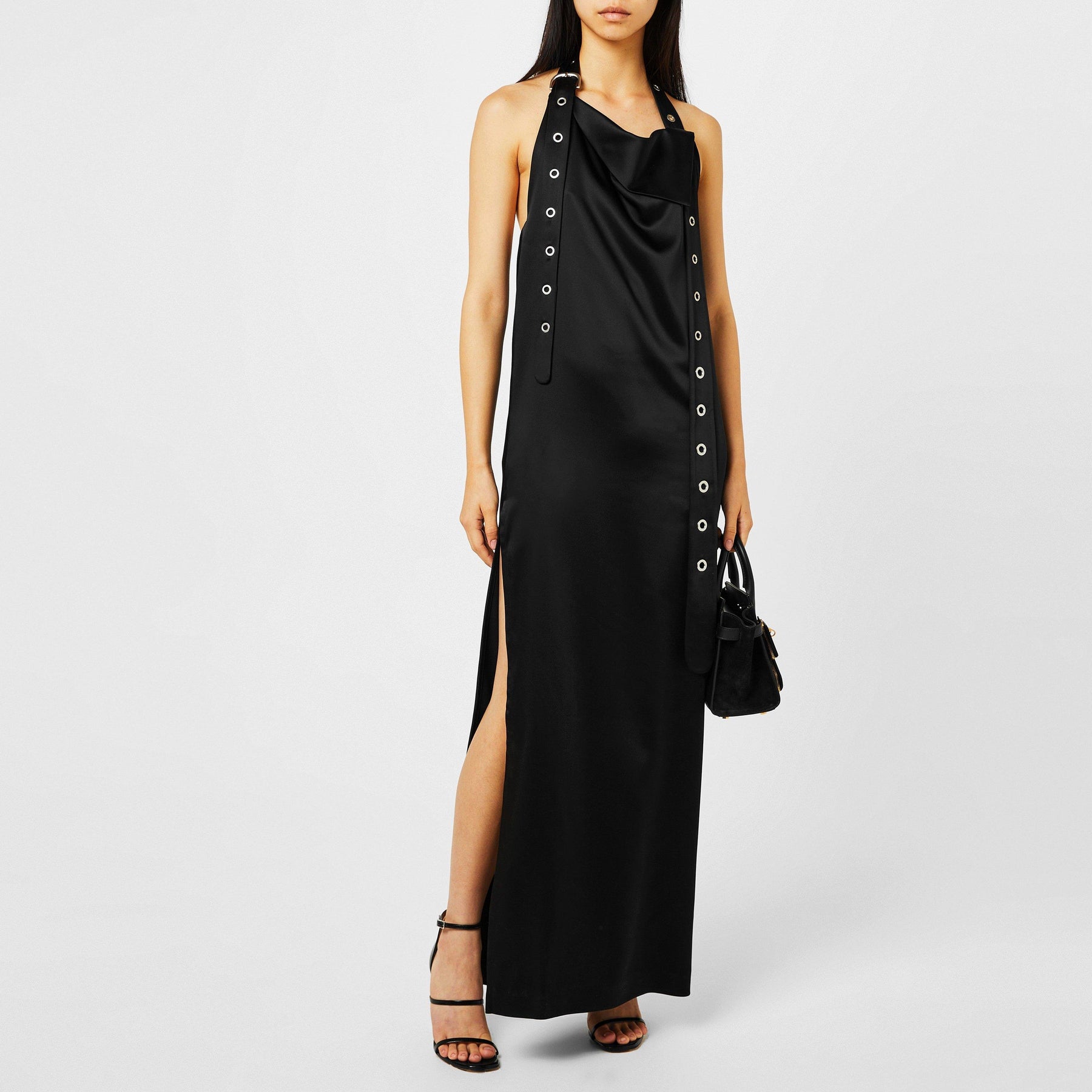 Belted Long Dress