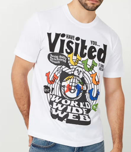 DISTORTED GRAPHIC TEE