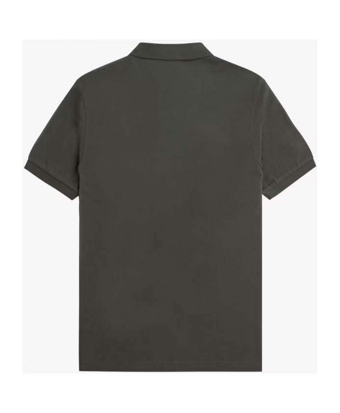 Fred Perry Slim Fit Plain Polo Field Green