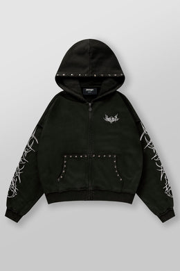 5232 - Tribal Stud Zip-Ups