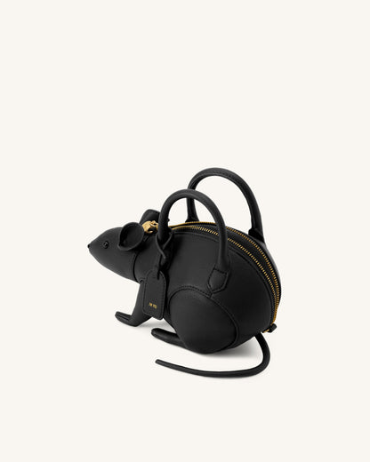 Mia Mouse Top Handle Bag - Gray