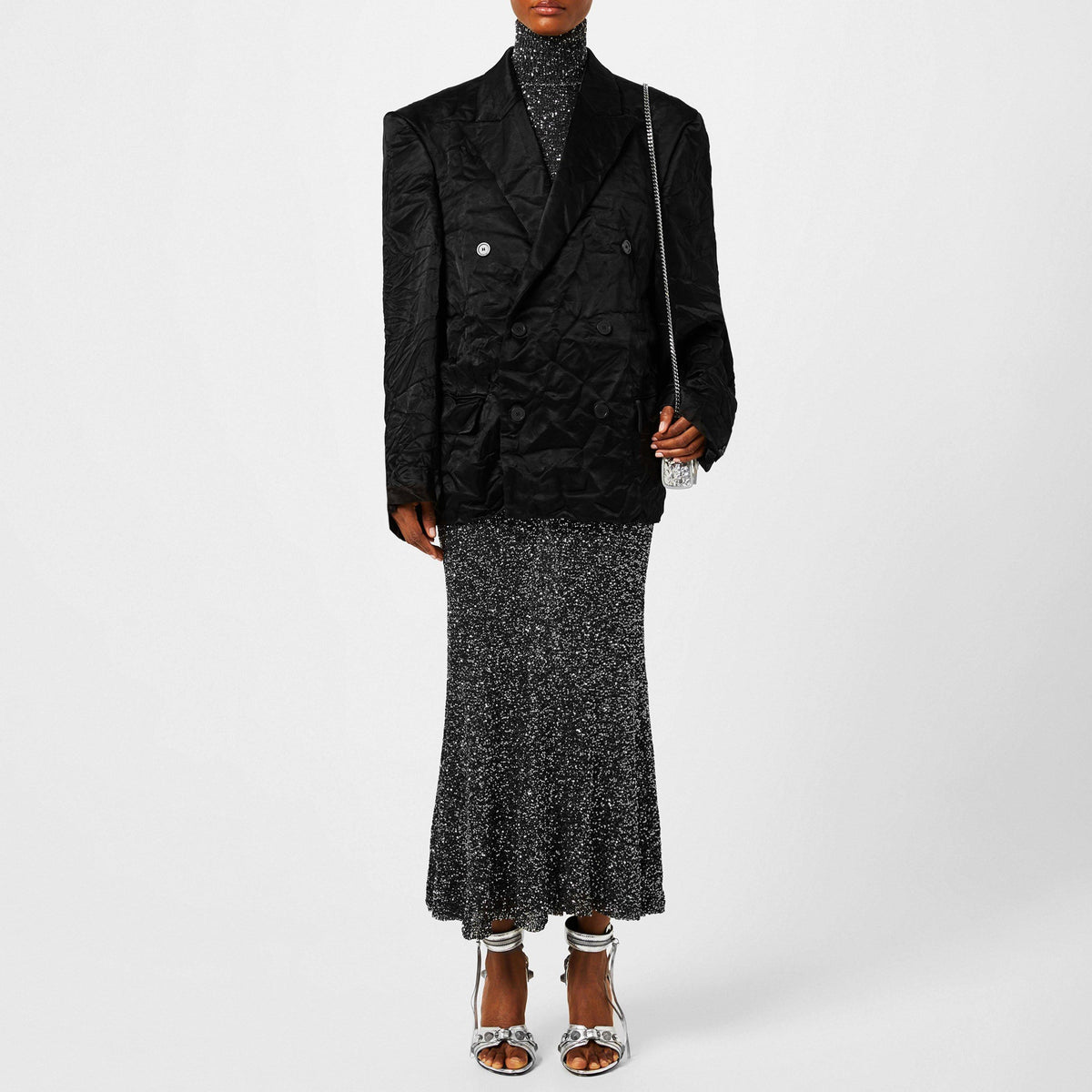 Sequinned Long Dress
