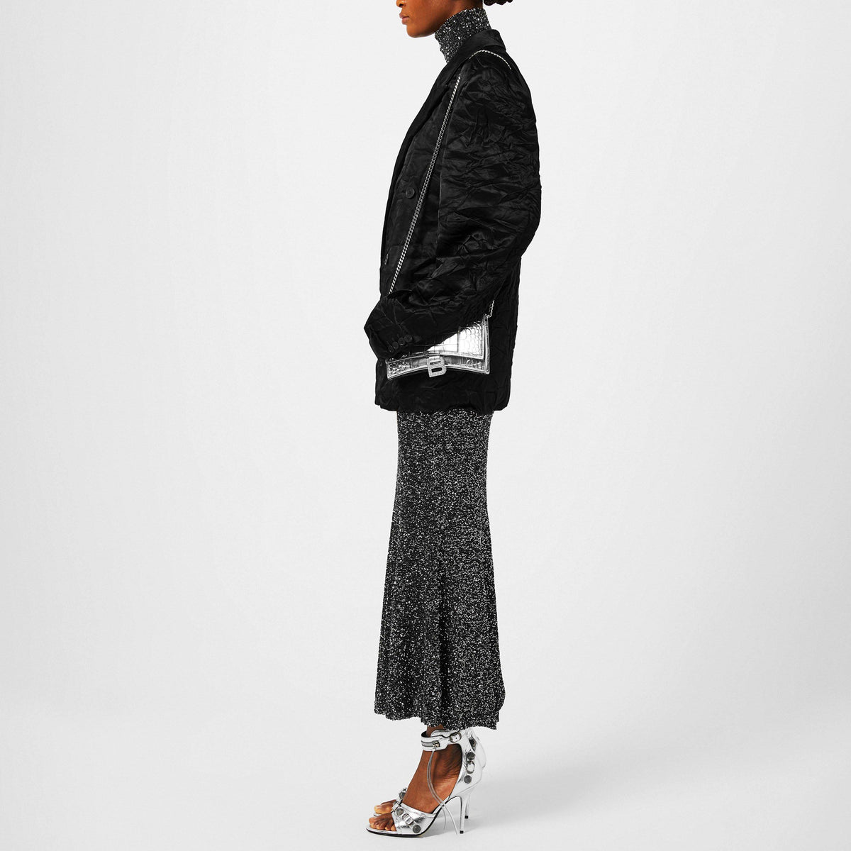 Sequinned Long Dress