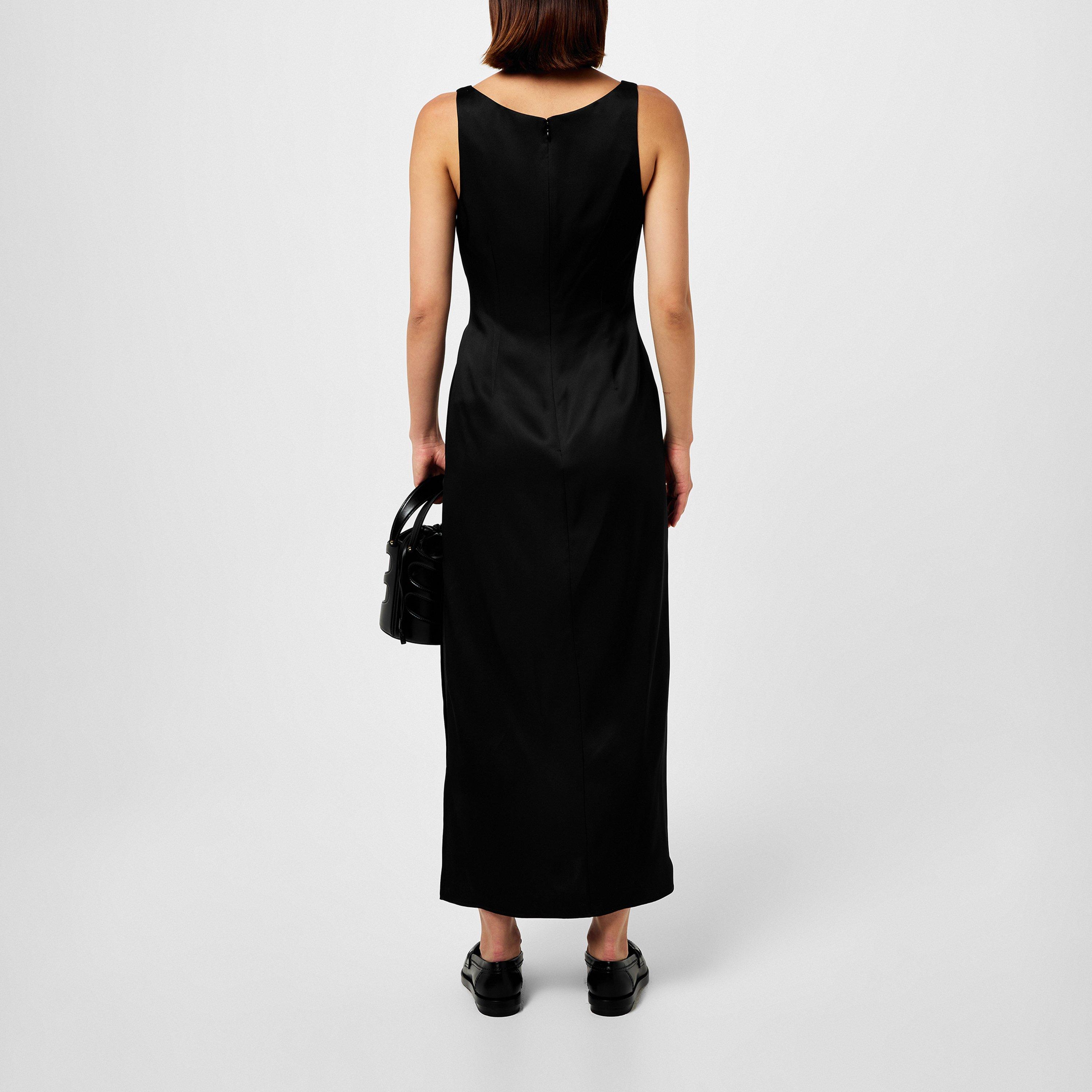 Floral Silk Satin Gown