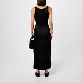 Floral Silk Satin Gown