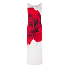 Bleeding Rose Pencil Dress