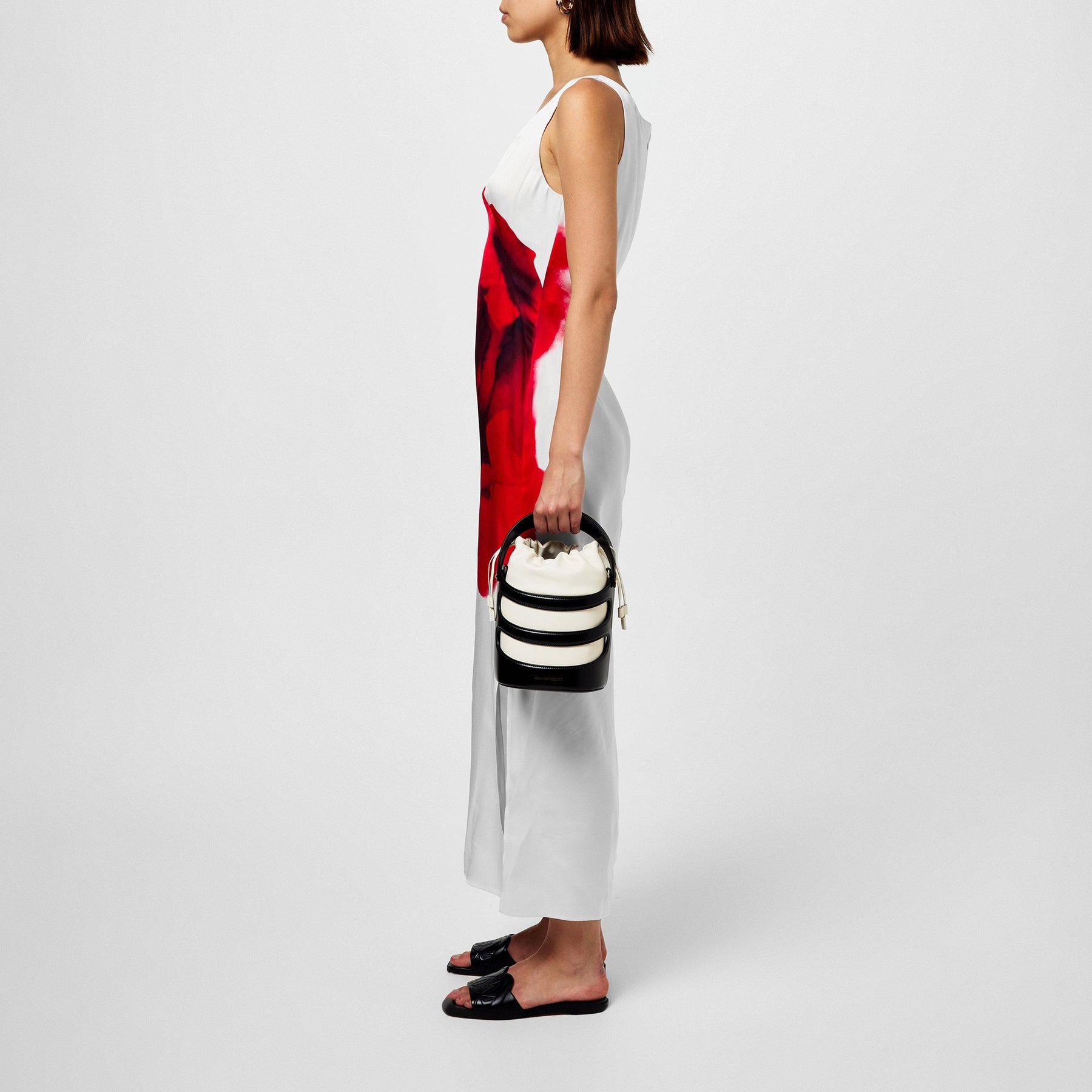 Bleeding Rose Pencil Dress