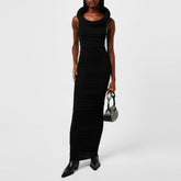 Women's  VI Tube Long Dress with Tubular Detailing