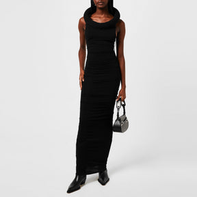 Women's  VI Tube Long Dress with Tubular Detailing