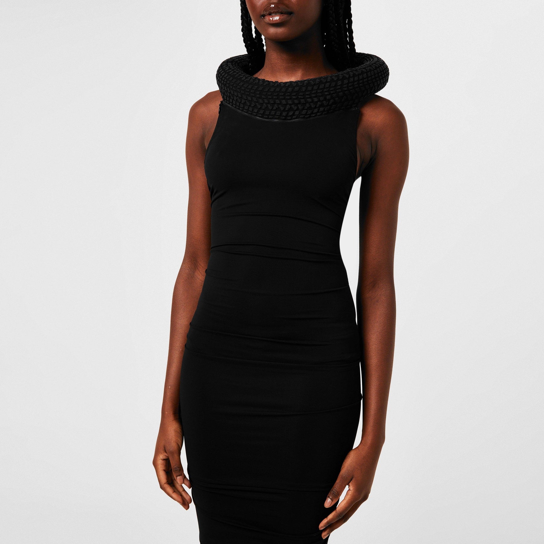 Women's  VI Tube Long Dress with Tubular Detailing