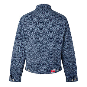Seigaiha Denim Jacket