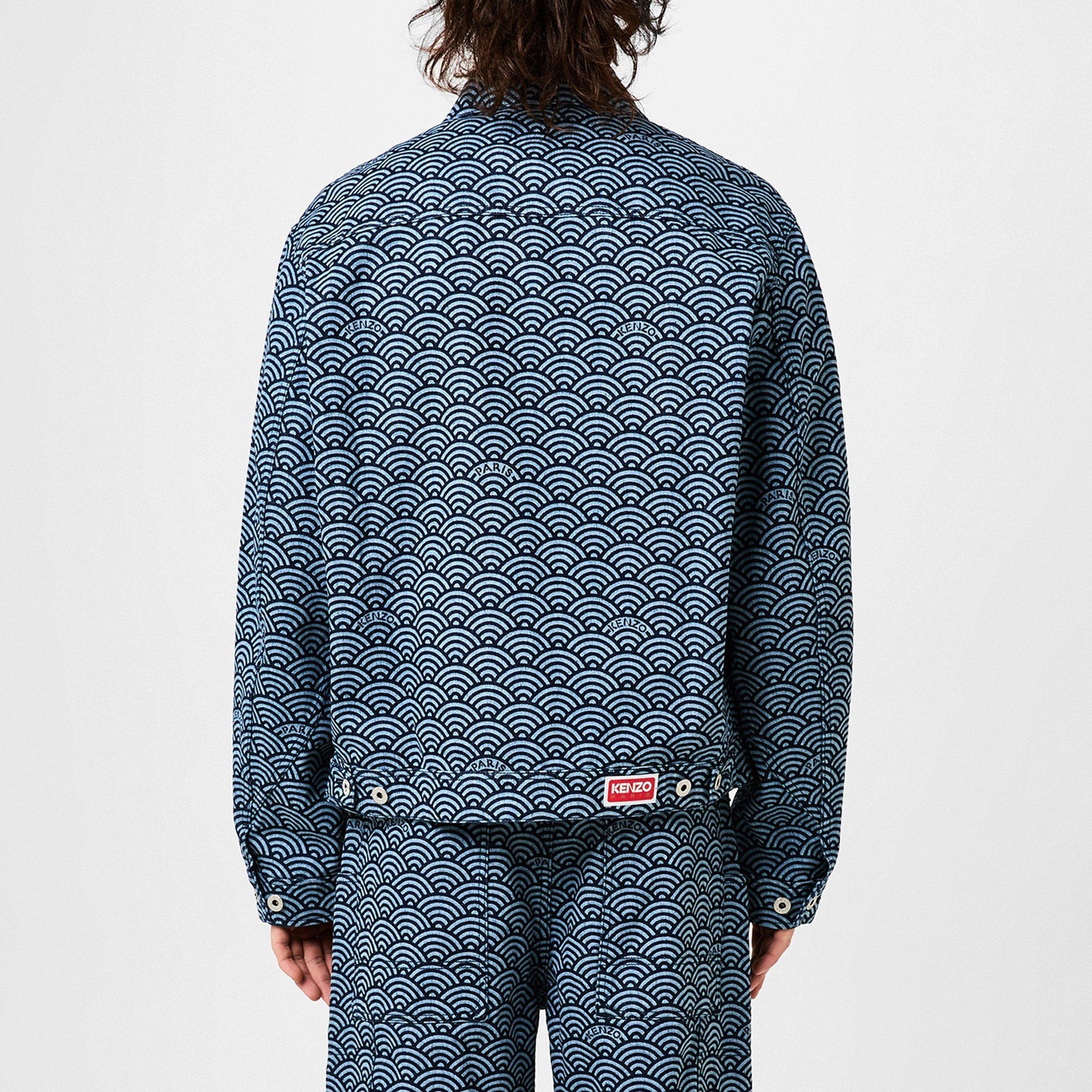 Seigaiha Denim Jacket