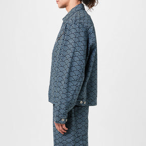 Seigaiha Denim Jacket