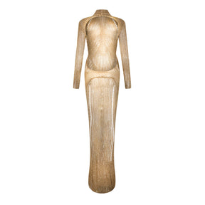Turtleneck Maxi Dress