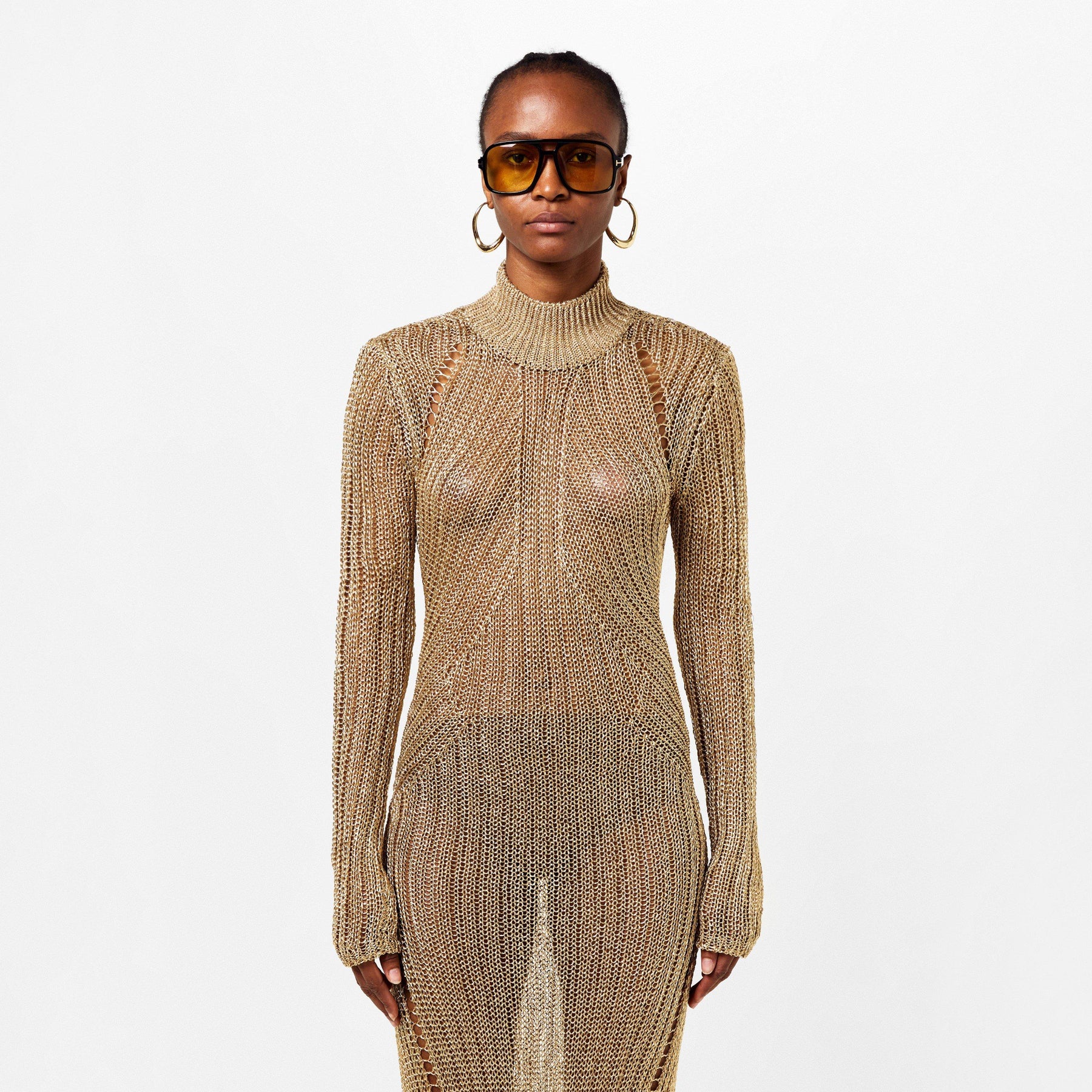 Turtleneck Maxi Dress