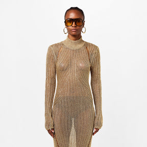 Turtleneck Maxi Dress