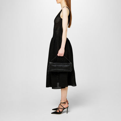 Crochet Knit Midi Dress