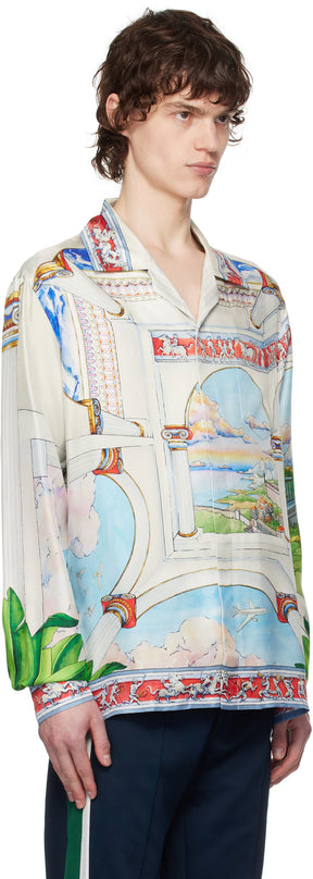Multicolor 'Le Passage' Silk Shirt