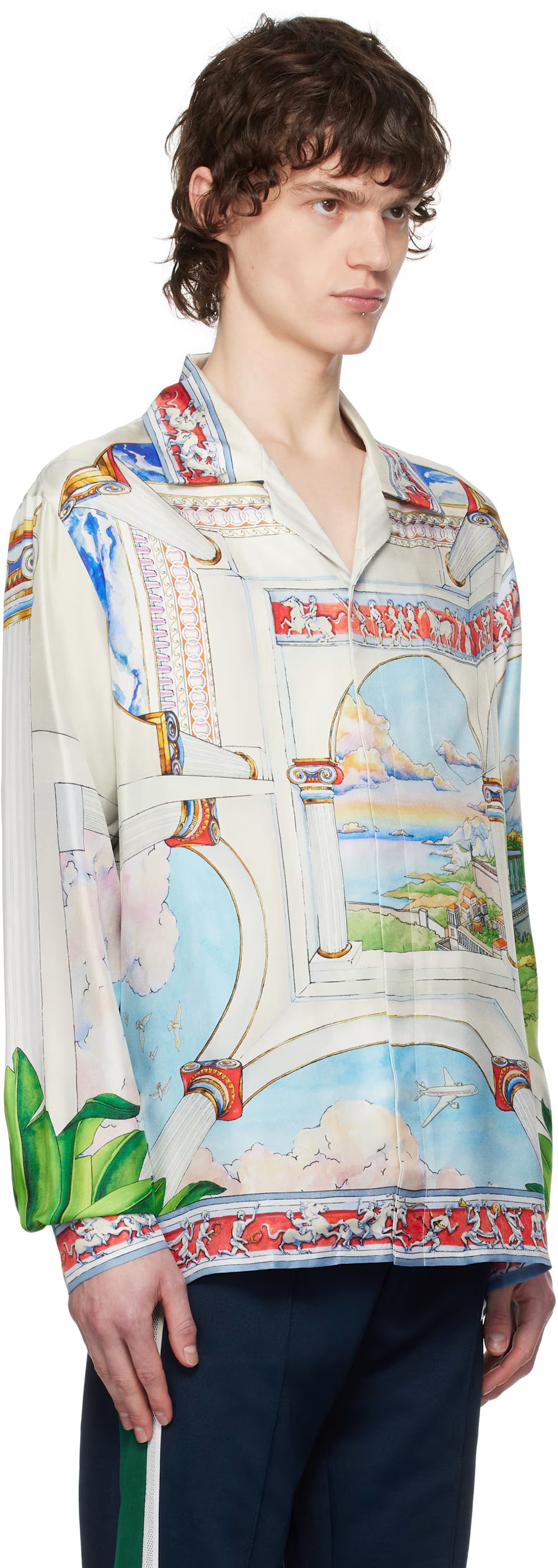 Multicolor 'Le Passage' Silk Shirt