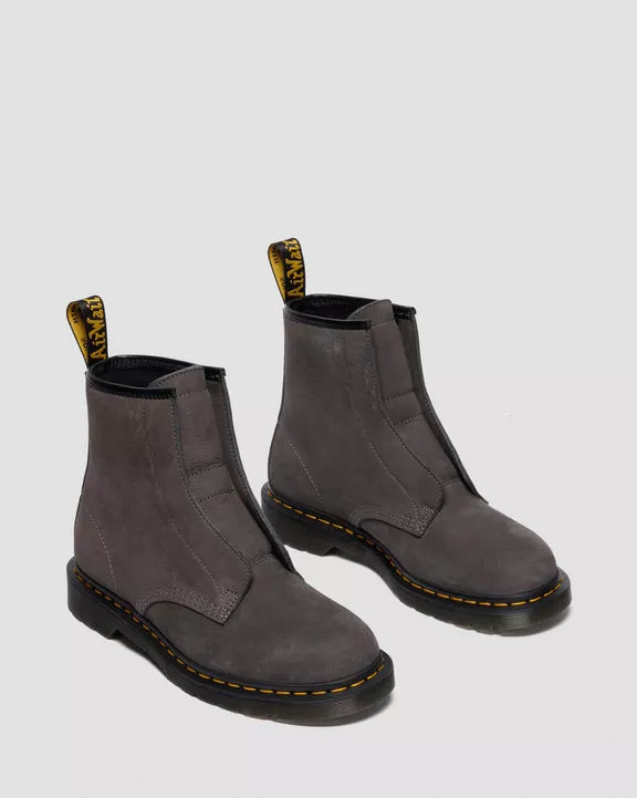 1460 LACELESS NUBUCK SLIP ON BOOTS